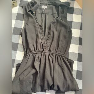 Black mini dress. Size M. Pockets. Worn hand full of times